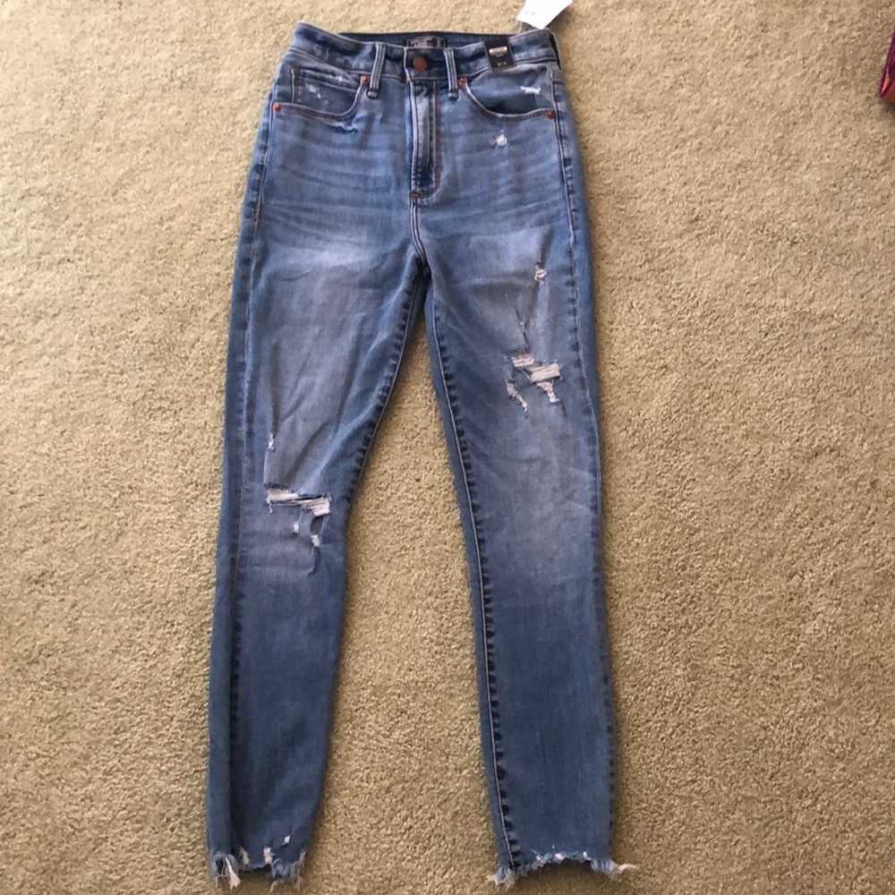 High Rise Super Skinny Ankle Jeans